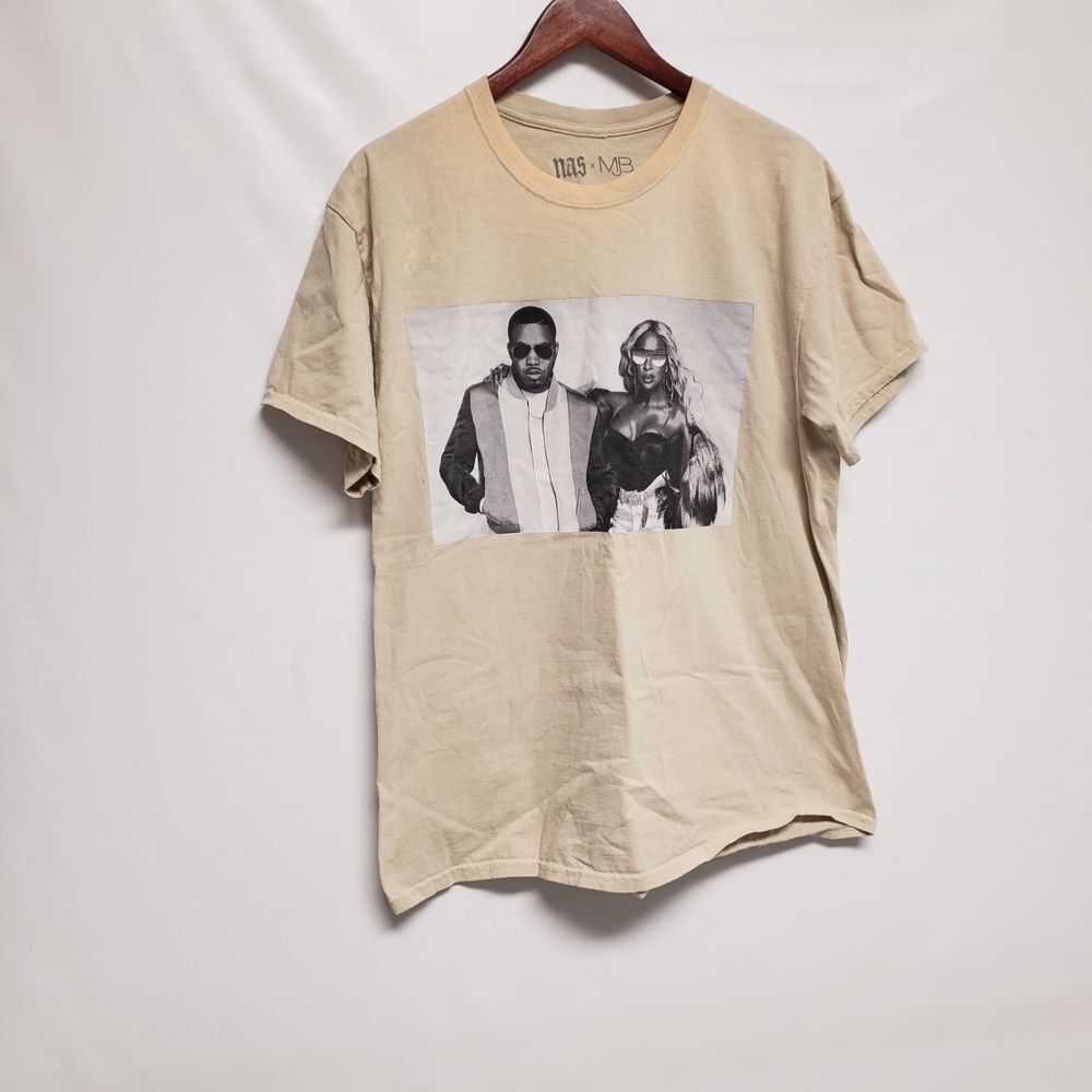 Mary‎ J Blige x Nas Concert TShirt Merchandise L READ